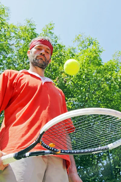 Tenis şampiyonu — Stok fotoğraf