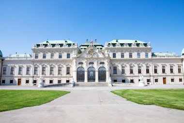 Belvedere Palace, Wien, Austria clipart