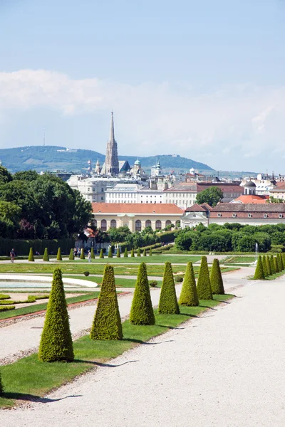 Palác Belvedere, wien, Rakousko — Stock fotografie