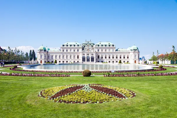 Palác Belvedere, wien, Rakousko — Stock fotografie