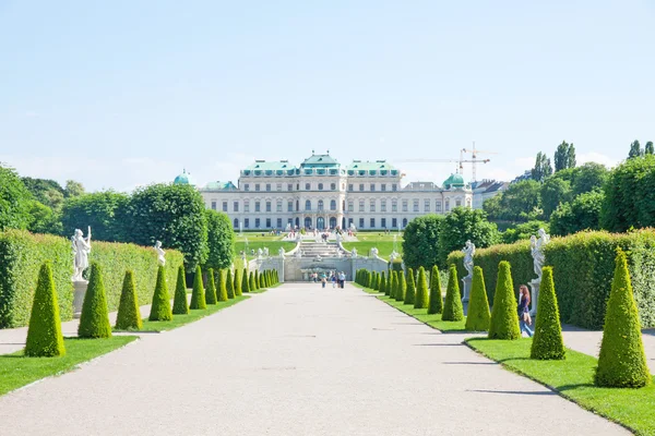 Schloss Belvedere in Wien, Österreich — Stockfoto