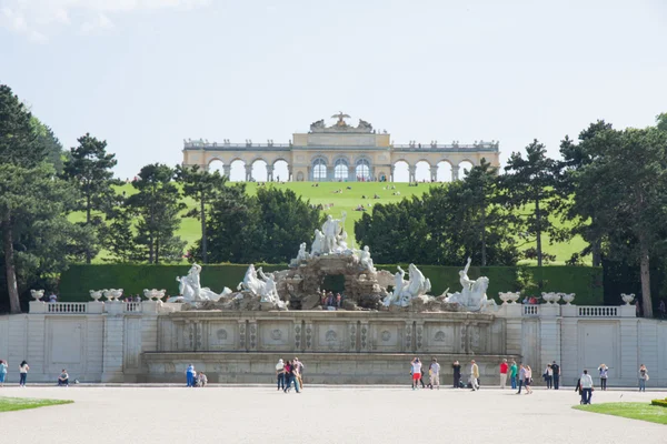 Schonbrunn palace v wien, Rakousko — Stock fotografie