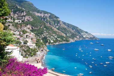 Positano, costiera amalfitana, İtalya