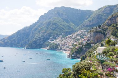 Positano, costiera amalfitana, İtalya