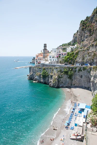 Atrani, pobřeží amalfi, Itálie — Stock fotografie