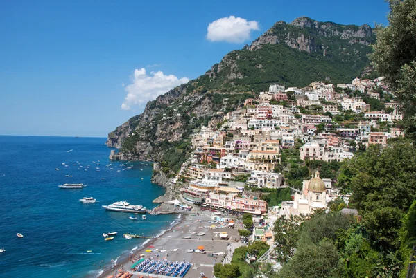 Positano, Wybrzeże Amalfitańskie, Włochy — Zdjęcie stockowe