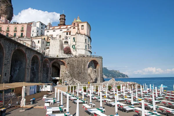 Atrani, pobřeží amalfi, Itálie — Stock fotografie