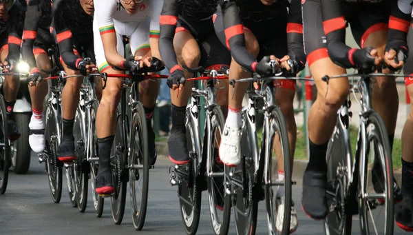 Ciclista de crono — Fotografia de Stock