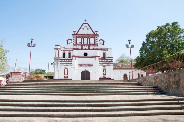 Chiapa ・ デ ・ corzo、メキシコの教会 — ストック写真