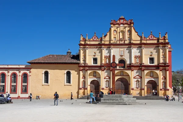 Catedral de San Cristóbal, Chiapas, México — Foto de Stock