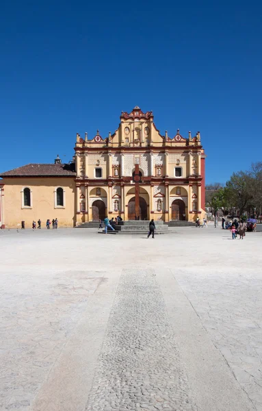 San cristobal katedral, chiapas, Meksika — Stok fotoğraf