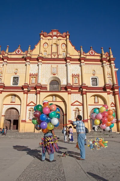 San cristobal Katedra, chiapas, Meksyk — Zdjęcie stockowe