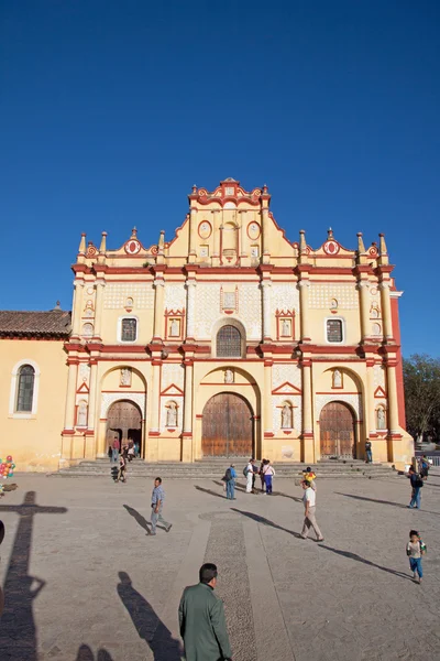 San cristobal kathedraal, chiapas, mexico — Stockfoto