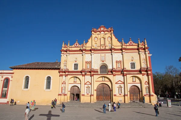 San cristobal Katedra, chiapas, Meksyk — Zdjęcie stockowe