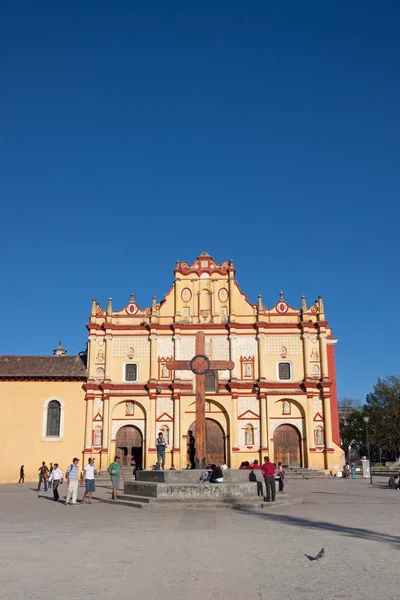 San cristobal Katedra, chiapas, Meksyk — Zdjęcie stockowe