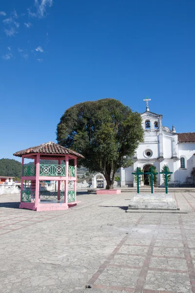 Zinacantan kilise, chiapas, Meksika — Stok fotoğraf