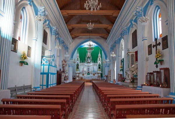 Kostel Santa lucia v san cristobal de las casas, chiapas, Mexik — Stock fotografie