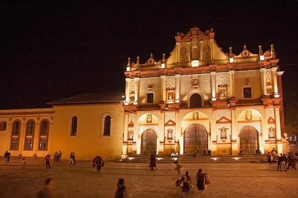 San cristobal katedrála, chiapas, Mexiko — Stock fotografie