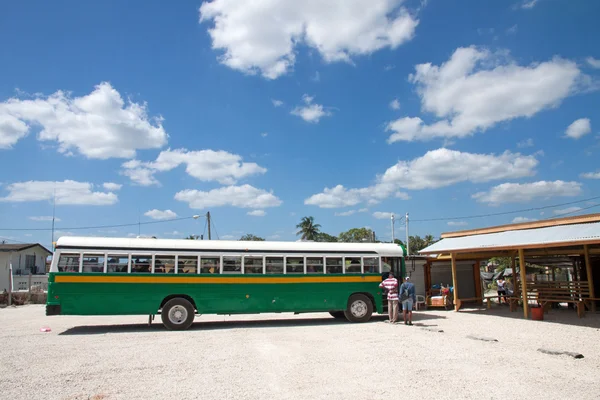 Bus station, Belize — Stock Photo, Image