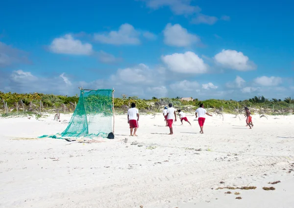 Strandvoetbal — Stockfoto