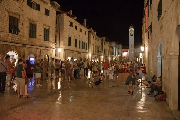 Dubrovnik by night — Stock Photo, Image