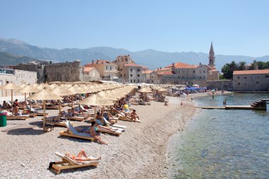 Karadağ 'ın Eski Budva Kasabası