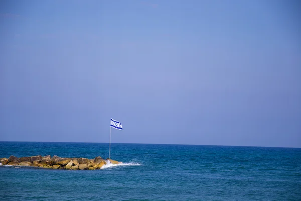 National flag of Israel — Stock Photo, Image