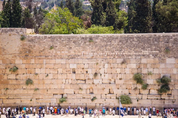 Muro del Pianto a Gerusalemme Foto Stock