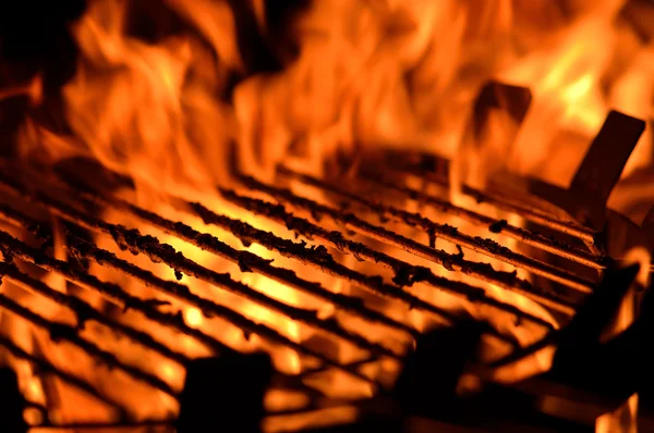 Flammegrill – stockfoto