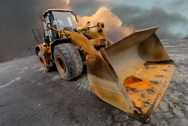 Loader graafmachine — Stockfoto