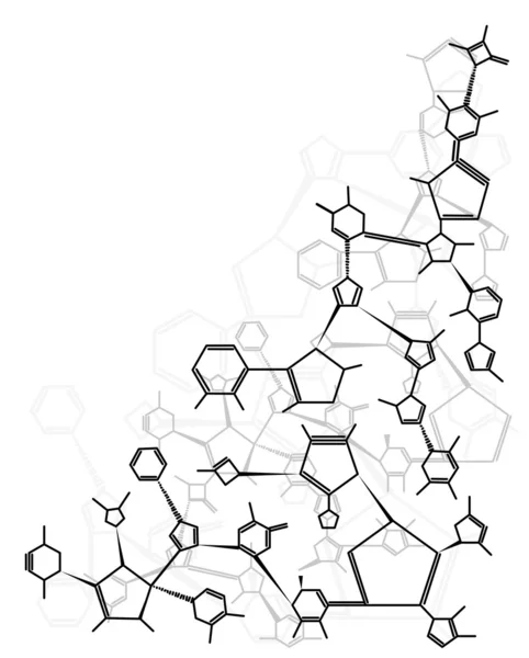 Chemical formula background — Stock Photo, Image