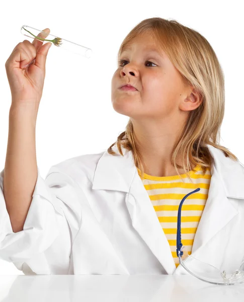 Scientist girl — Stock Photo, Image