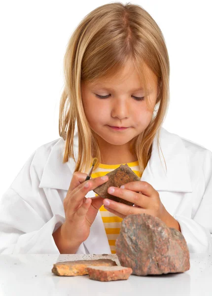 Cientista menina — Fotografia de Stock