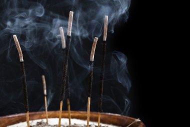 Bowl with incense sticks