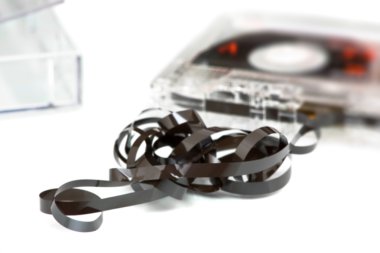 Broken audio tape