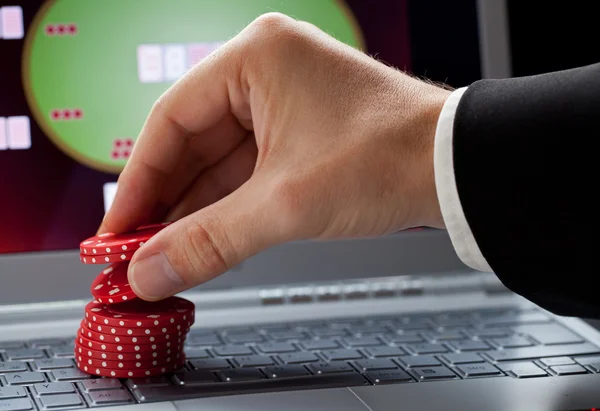 Online gambling — Stock Photo, Image