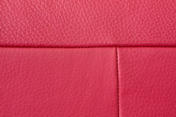 Detalhe de couro vermelho — Fotografia de Stock