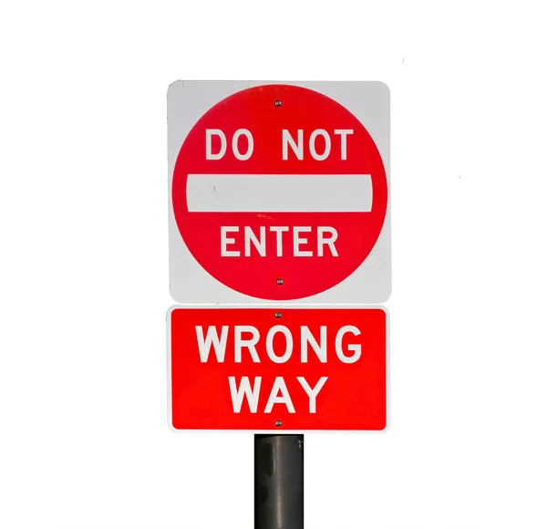 Wrong way — Stock Photo, Image