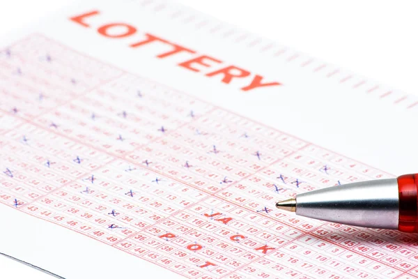 Lottery ticket — Stock Photo, Image