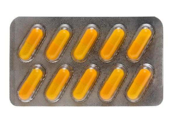Пачка таблеток — стоковое фото
