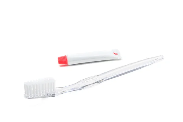 Toothbrush and toothpaste — Stock Photo, Image