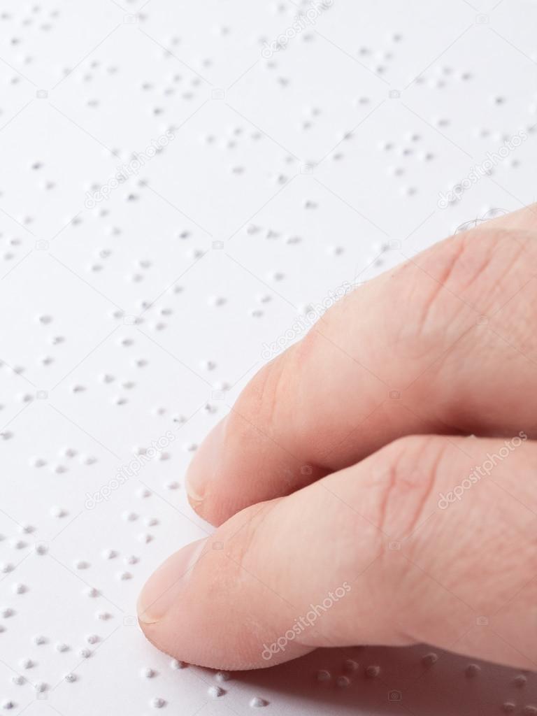 Reading braille