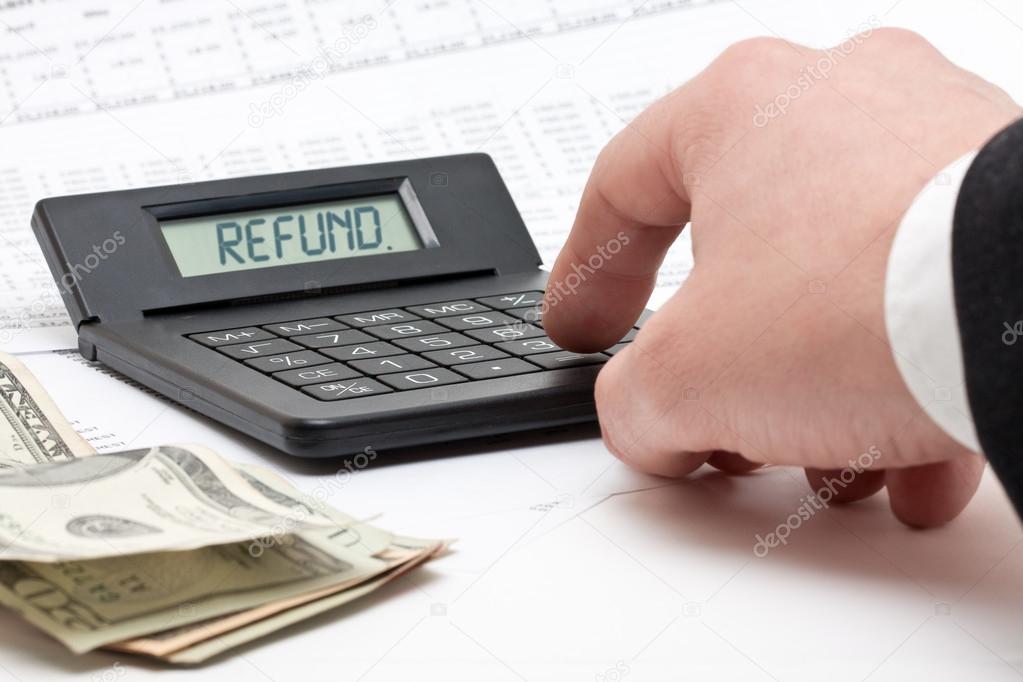 Tax refund calculation