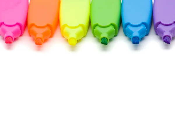 Renkli metin işaretçileri — Stok fotoğraf