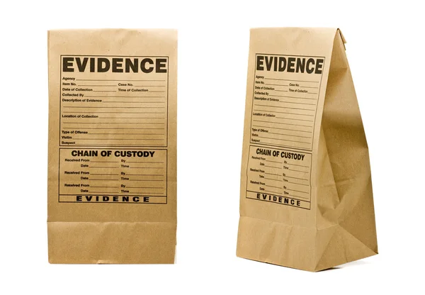 Evidence bag — Stock Photo, Image