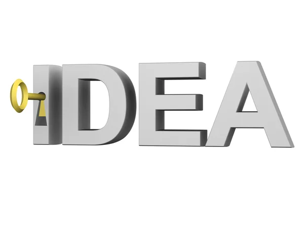 Idea clave — Foto de Stock