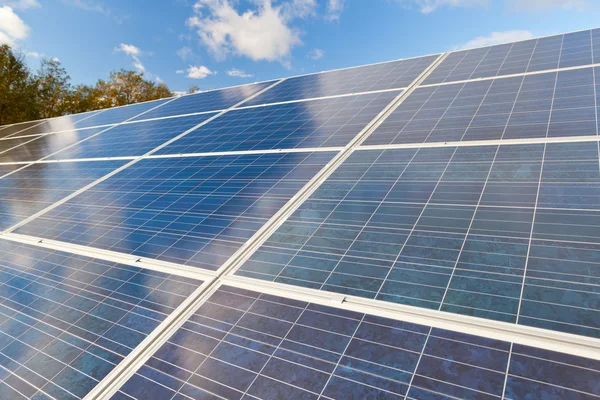 Solar photovoltaics panels — Stock Photo, Image