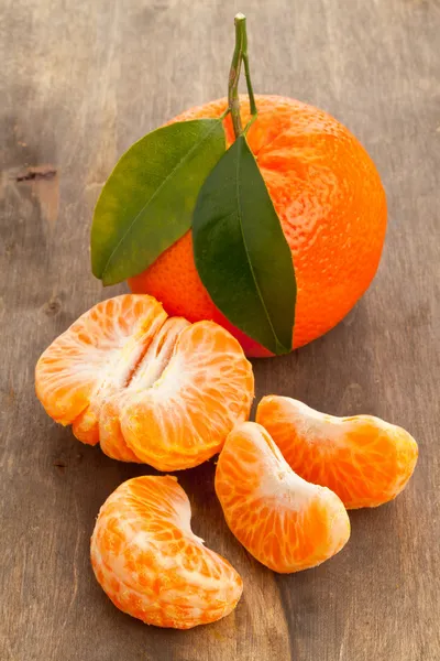 Mandarin slices — Stock Photo, Image