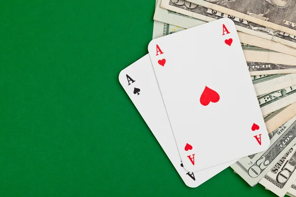Poker in contanti — Foto Stock