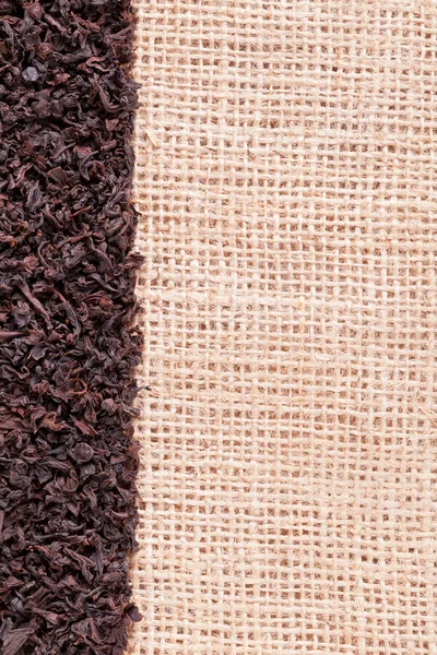 Black tea crop background — Stock Photo, Image